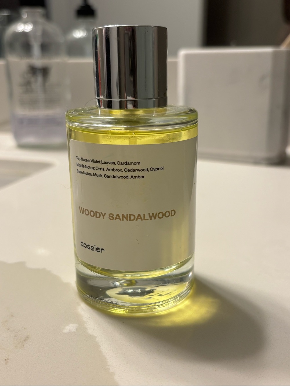 Dossier Woody Sandalwood Women's Perfume — Yellow